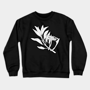 Rattlesnake Skull with White Sage Crewneck Sweatshirt